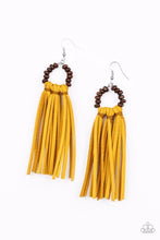 Load image into Gallery viewer, Easy To PerSUEDE - Yellow Earrings