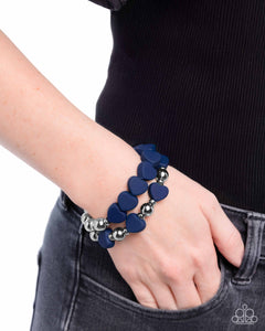 Malibu Moxie - Blue Stretchy Bracelets