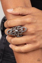 Load image into Gallery viewer, Futuristic Free Spirit - Black Gunmetal Ring