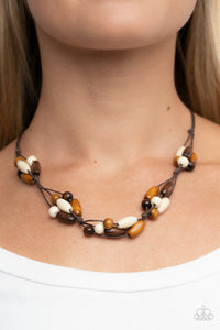 Outback Epic - Brown Necklace