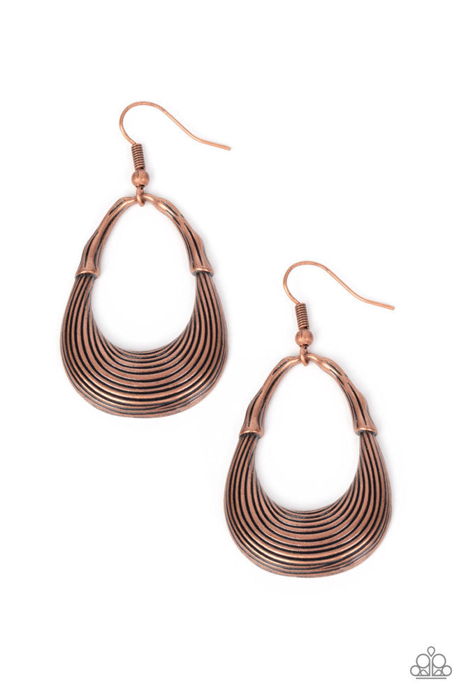 Terra Timber - Copper Earrings