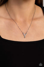 Load image into Gallery viewer, Leave Your Initials - Y - Silver Necklace