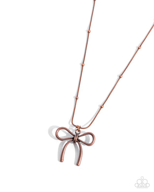 Coquette Chic - Copper Necklace