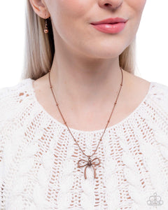 Coquette Chic - Copper Necklace