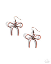 Load image into Gallery viewer, Coquette Candidate - Copper Earrings