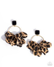 Load image into Gallery viewer, Charming Cheetah - Gold Post Earrings