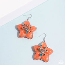 Load image into Gallery viewer, Summer Sprigs - Orange Earrings