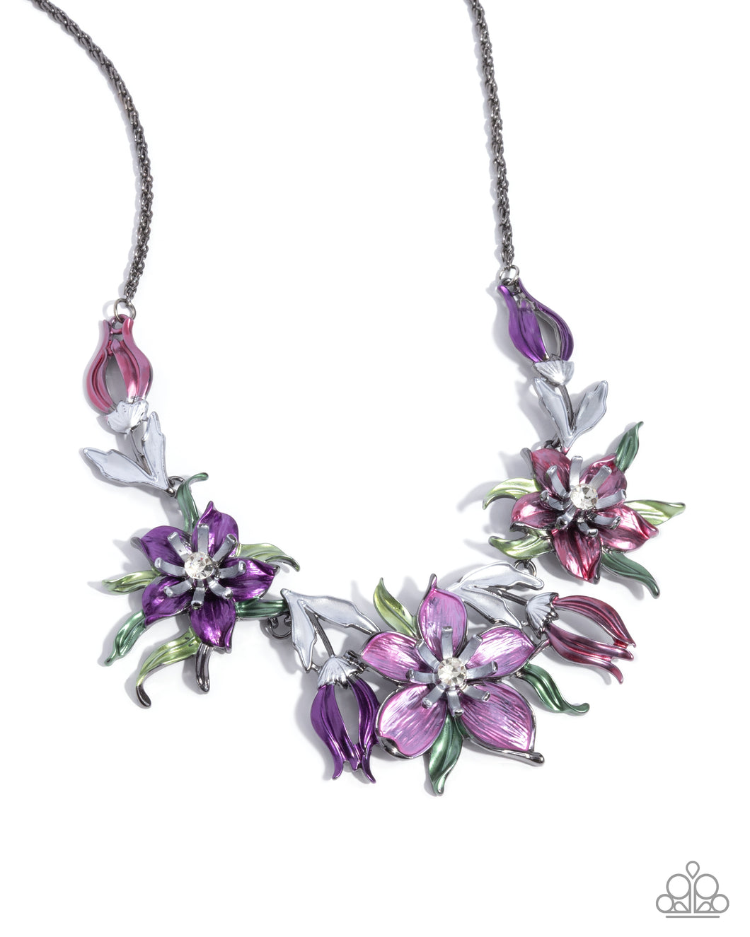 Floral Protocol - Multicolor Necklace