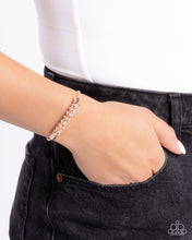 Load image into Gallery viewer, Serious Sentiment - Rose Gold Sliding Bead Closure Bracelet