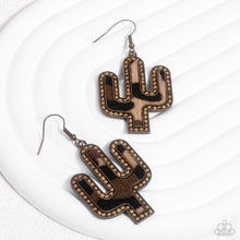 Load image into Gallery viewer, Western Worth - Brass Earrings