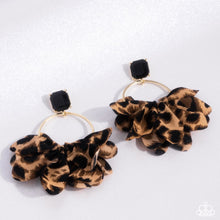 Load image into Gallery viewer, Charming Cheetah - Gold Post Earrings