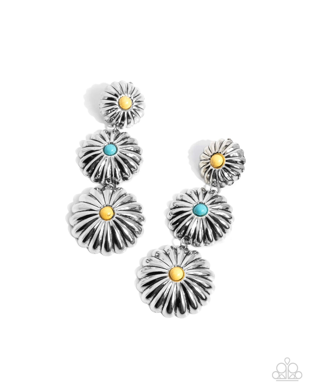 Palm Tree Promise - Yellow Post Earrings