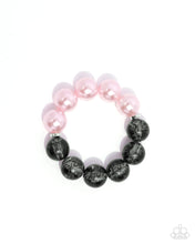 Load image into Gallery viewer, Lacy Leisure - Pink Stretchy Bracelet