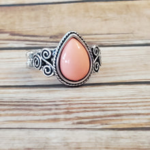 Load image into Gallery viewer, Dreamy Droplets - Orange Dainty Ring