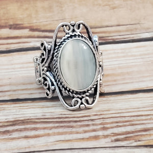 Fairytale Flair - White Ring