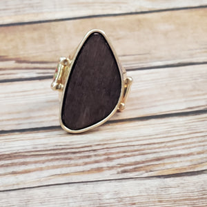 Perfectly Petrified - Gold Ring