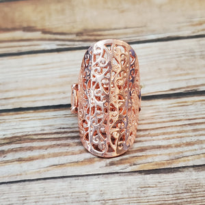 Full Out Frill - Copper Ring