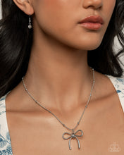 Load image into Gallery viewer, Coquette Chic - Silver Necklace