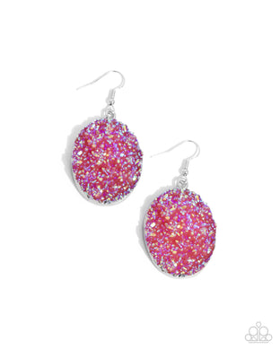 Dynamic Druzies - Pink Earrings