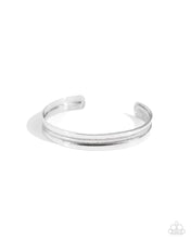 Load image into Gallery viewer, Treaded Tundra - Silver Cuff Bracelet