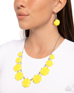 Prismatic Prima Donna - Yellow Necklace