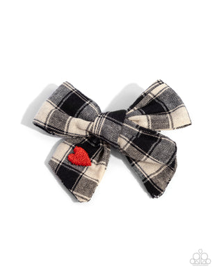 Plaid Picnic - Black Hair Clip