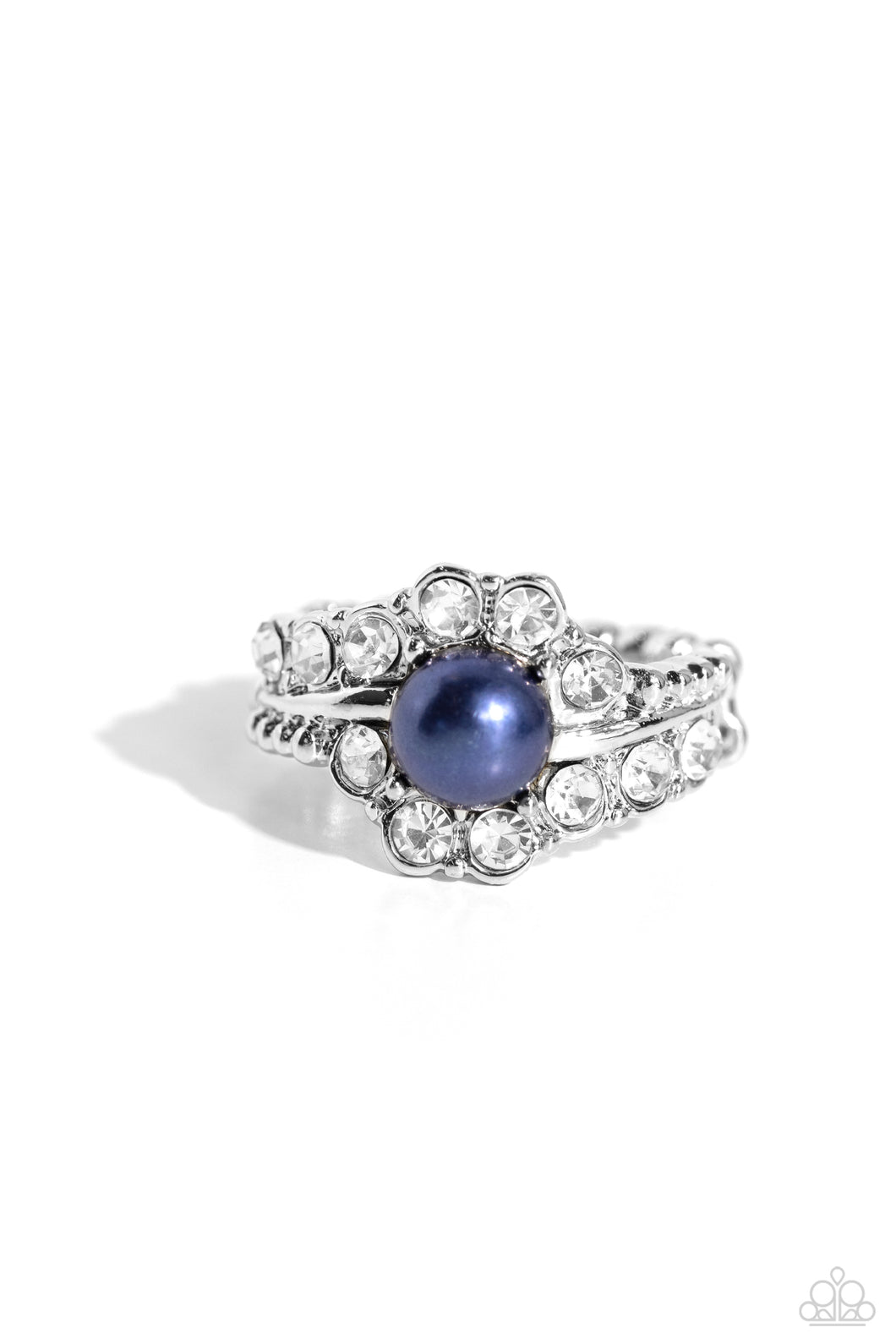 Titanic Tango - Blue Dainty Ring