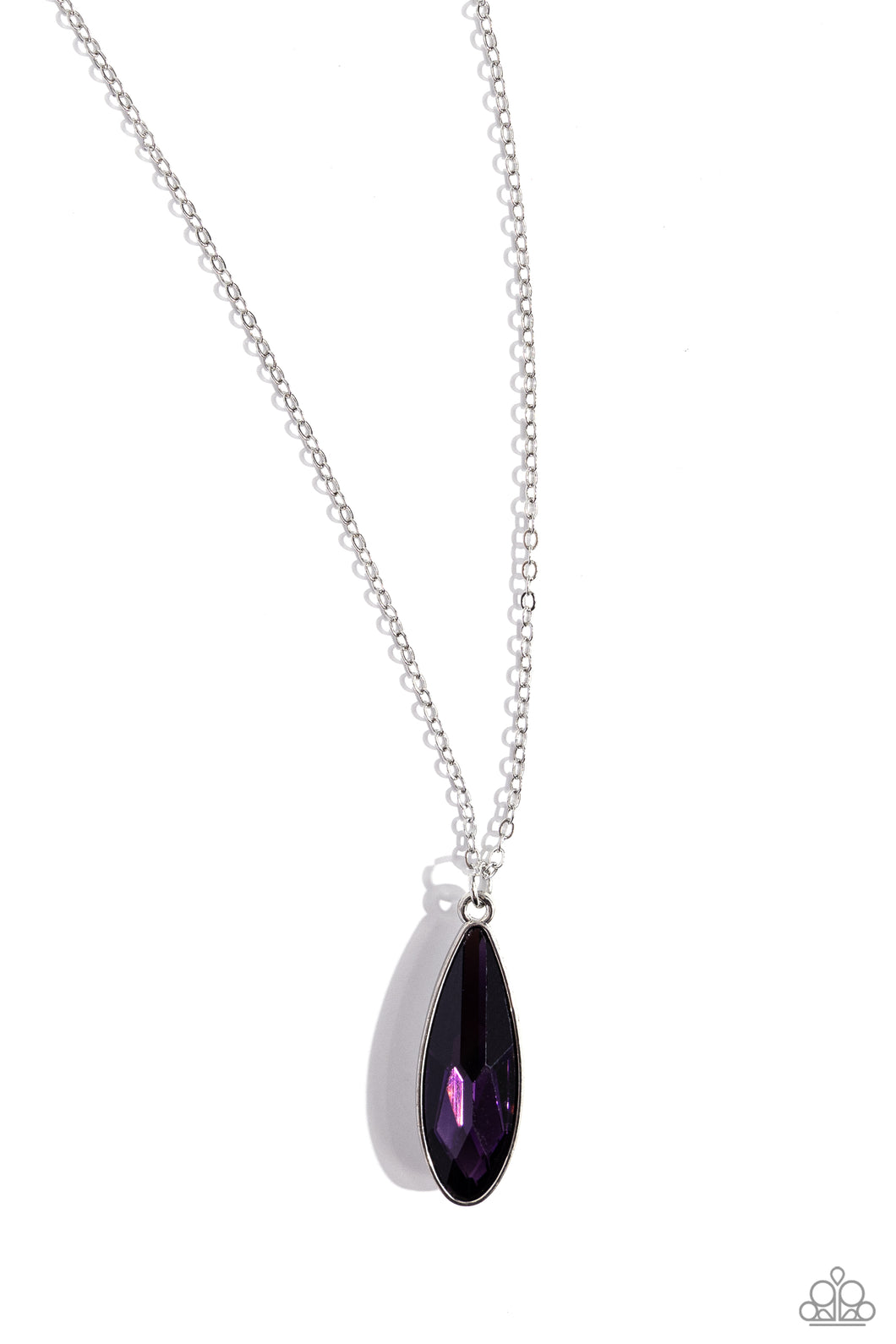 Prismatically Polished - Purple Necklace