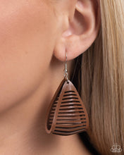 Load image into Gallery viewer, In and OUTBACK - Brown Earrings