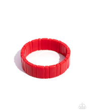 Load image into Gallery viewer, In Plain SIGHTSEER - Red Stretchy Bracelet