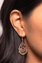 Load image into Gallery viewer, Persian Persuasion - Rose Gold Earrings