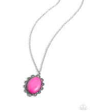 Load image into Gallery viewer, Daisy Dotted Deserts - Pink Necklace