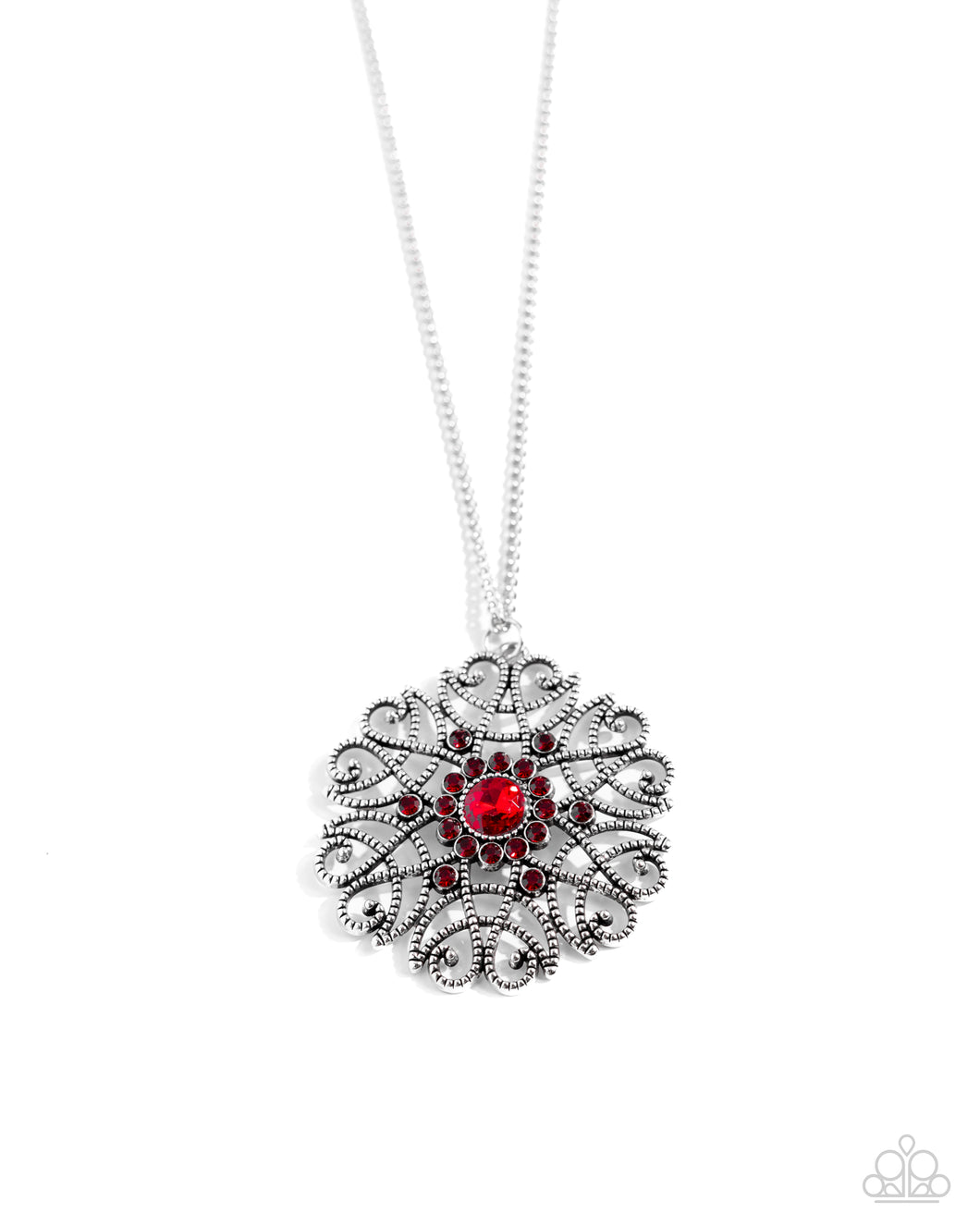 Jovial Jubilee - Red Necklace