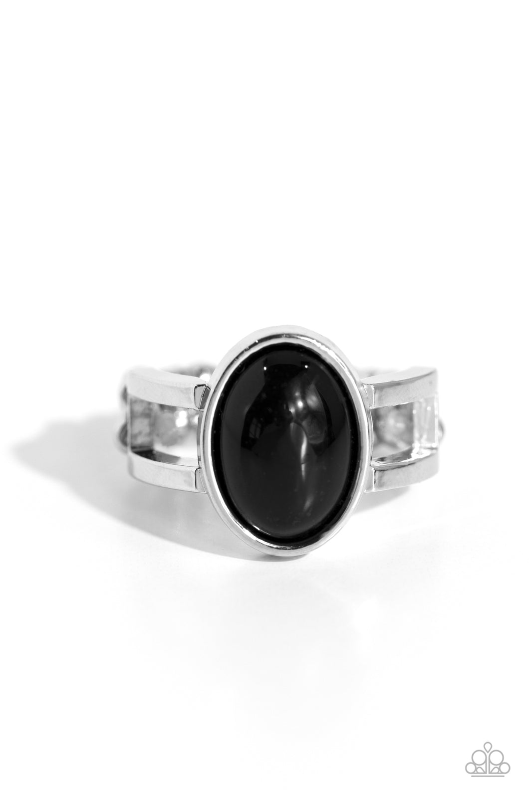 Opal Pools - Black Dainty Ring