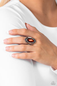 Coquettishly Casablanca - Brown Ring