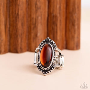 Coquettishly Casablanca - Brown Ring