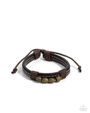 Load image into Gallery viewer, Ancient Archipelago - Brass Sliding Knot Bracelet