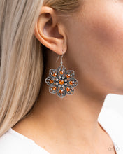 Load image into Gallery viewer, Garden of Love - Orange Earrings