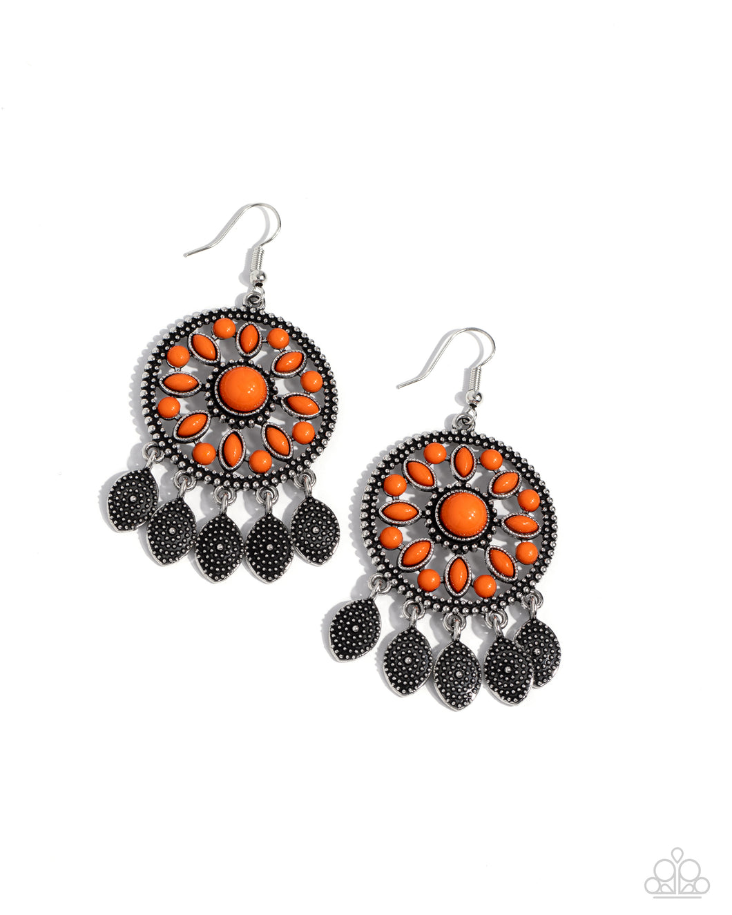 Sagebrush Symphony - Orange Earrings