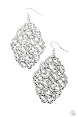 Contemporary Courtyards - Silver Earrings