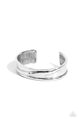 Real Slick - Silver Cuff Bracelet