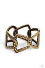 Load image into Gallery viewer, Alternative Attitude - Brass Hinged Bracelet