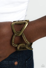 Load image into Gallery viewer, Alternative Attitude - Brass Hinged Bracelet