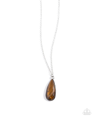 Earthy Enchantment - Brown Necklace