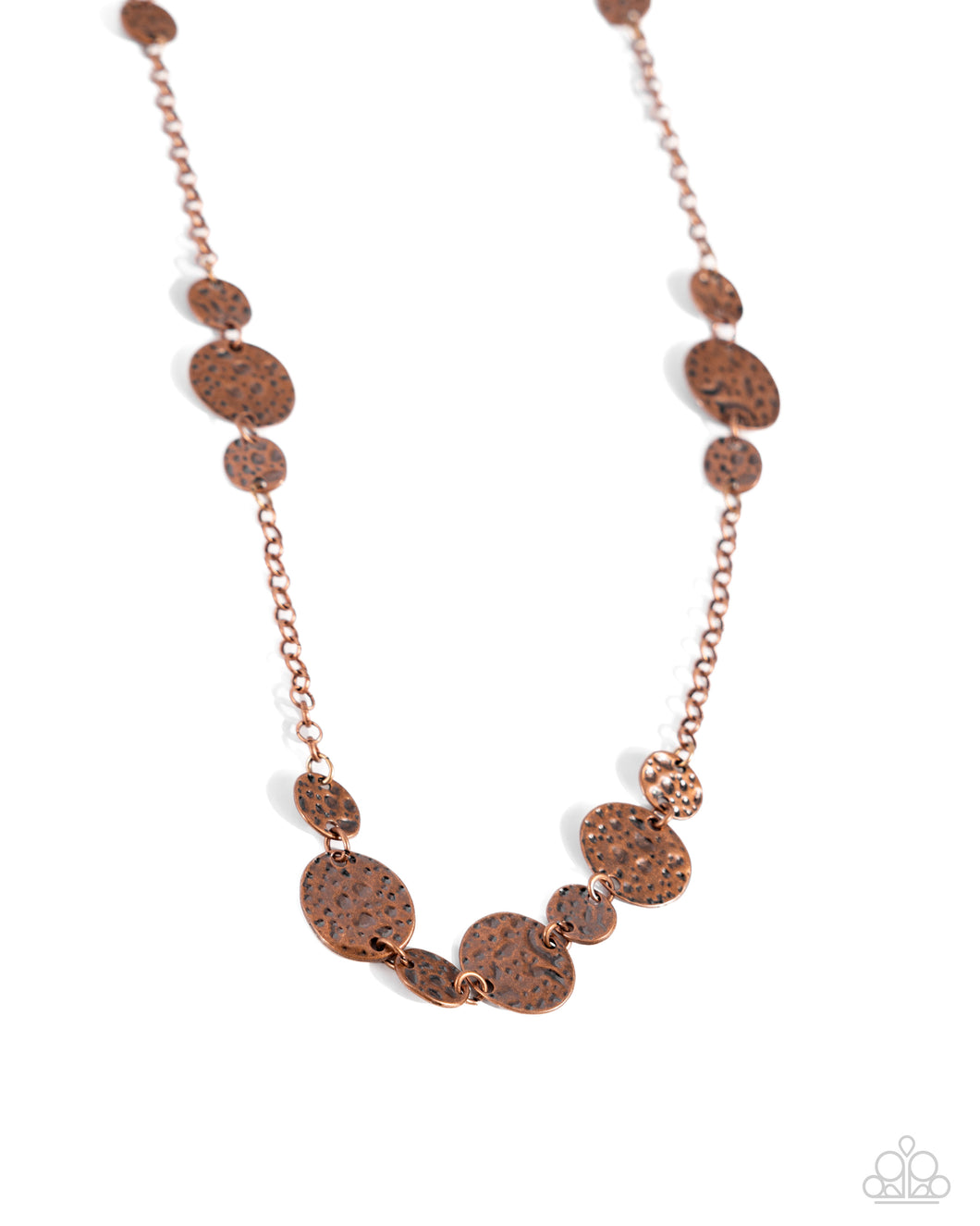 Elongated Elegance - Copper Necklace