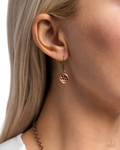 Elongated Elegance - Copper Necklace