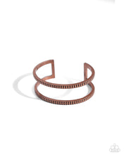 Load image into Gallery viewer, Prehistoric Passion - Copper Cuff Bracelet