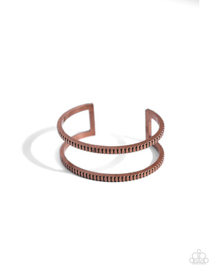 Prehistoric Passion - Copper Cuff Bracelet