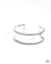 Load image into Gallery viewer, Prehistoric Passion - Silver Cuff Bracelet