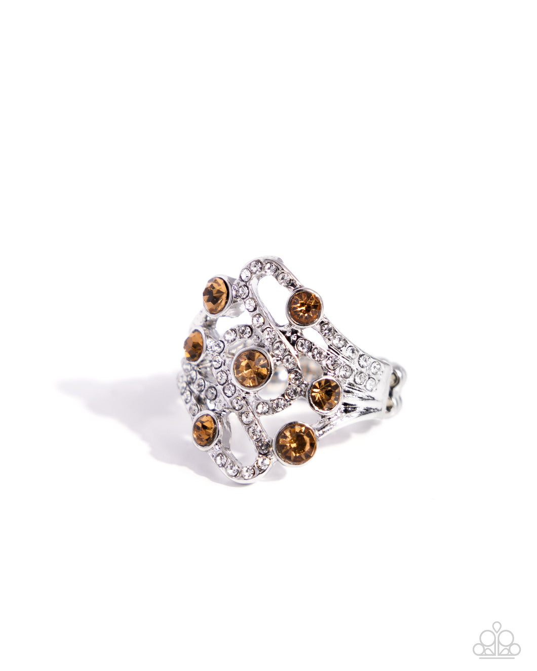 High-Class Honor - Brown Dainty Ring